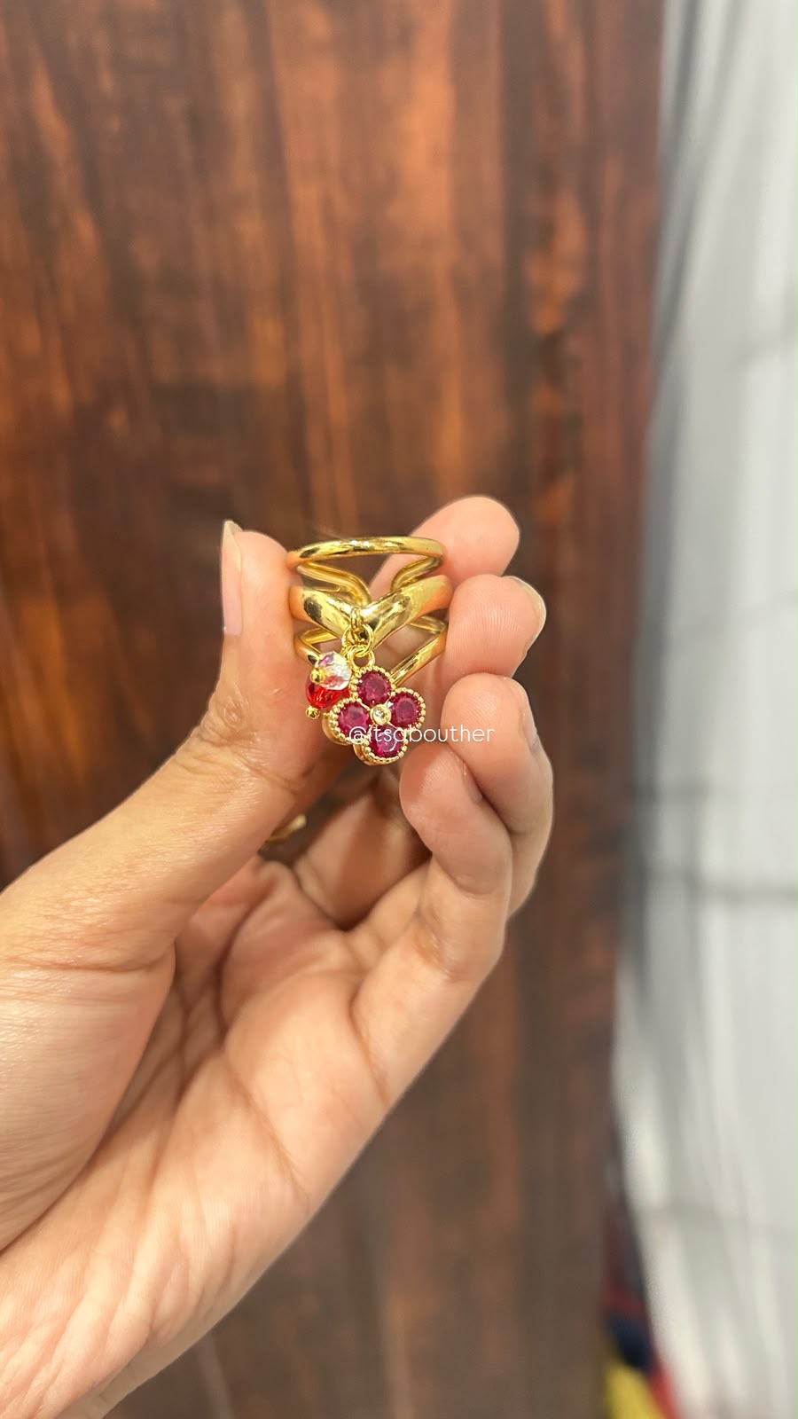 Charm Ring Design 5 (Adjustable)