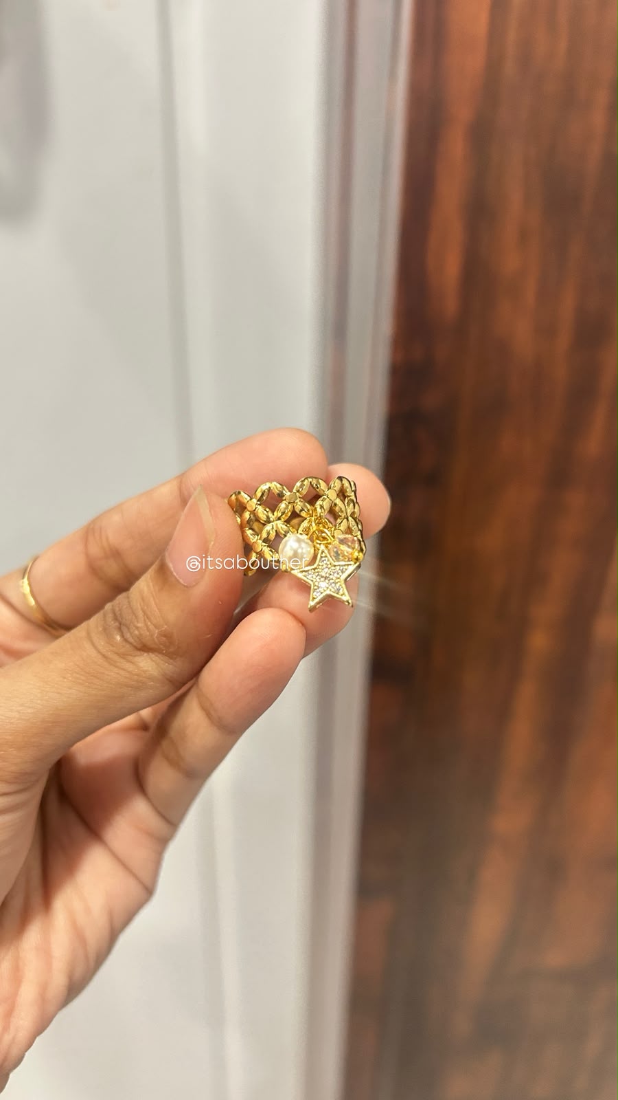 Charm Ring Design 6 (Adjustable)