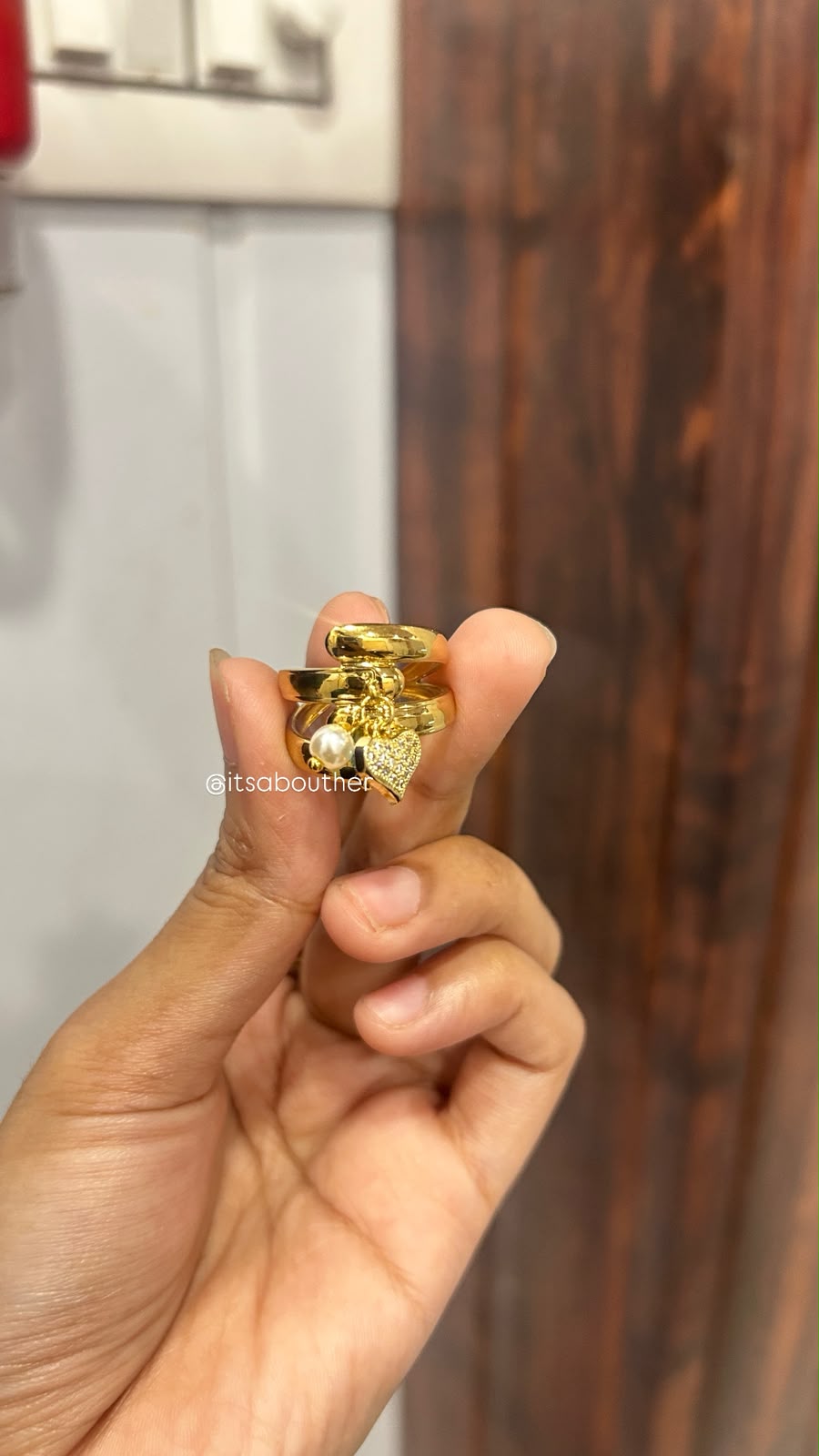 Charm Ring Design 12 (Adjustable)