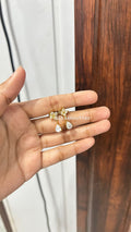 Crystal Clove Tear Drop Stud