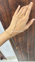 Tennis Heart Delicate HandChain