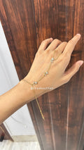 White Mini Flower Delicate HandChain