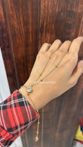 Large stone handchain