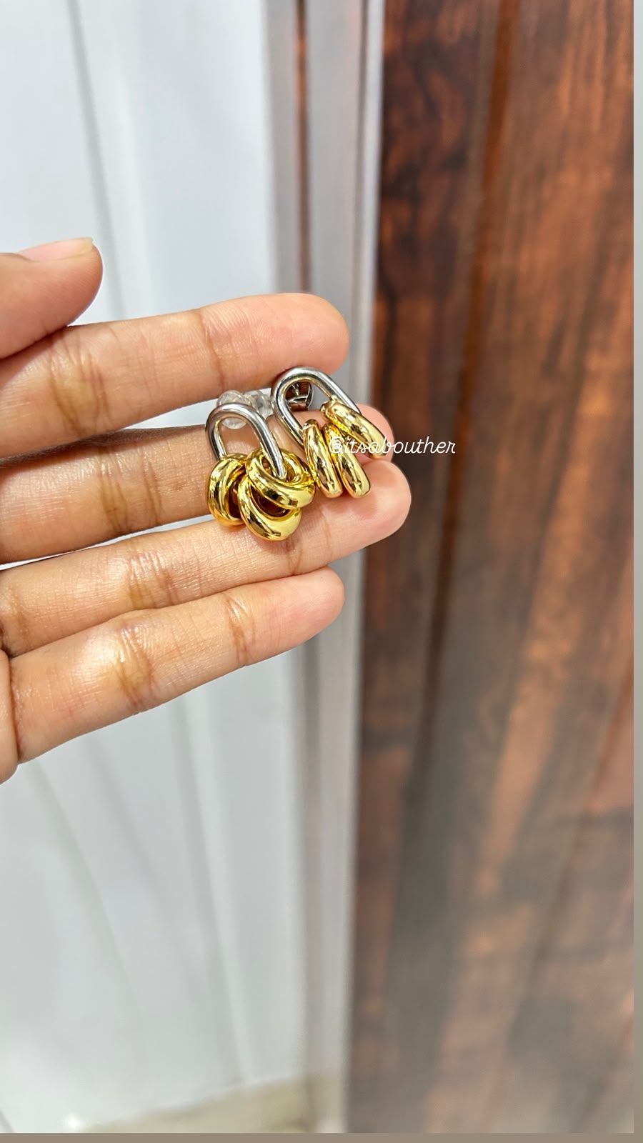 Dual Color Earring