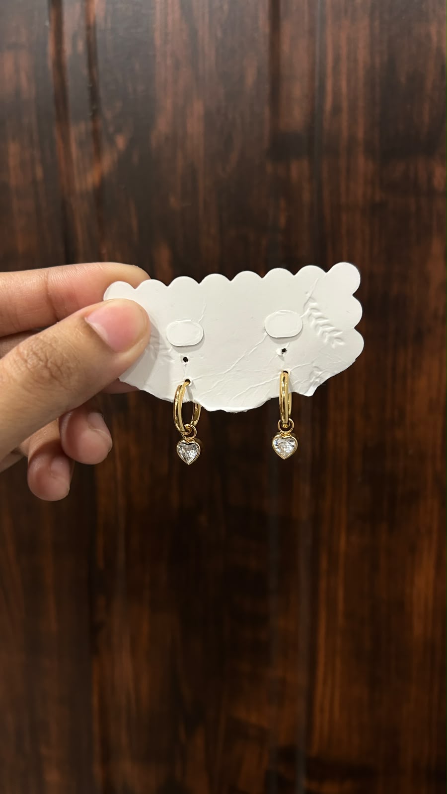 Heart Mini Hoop