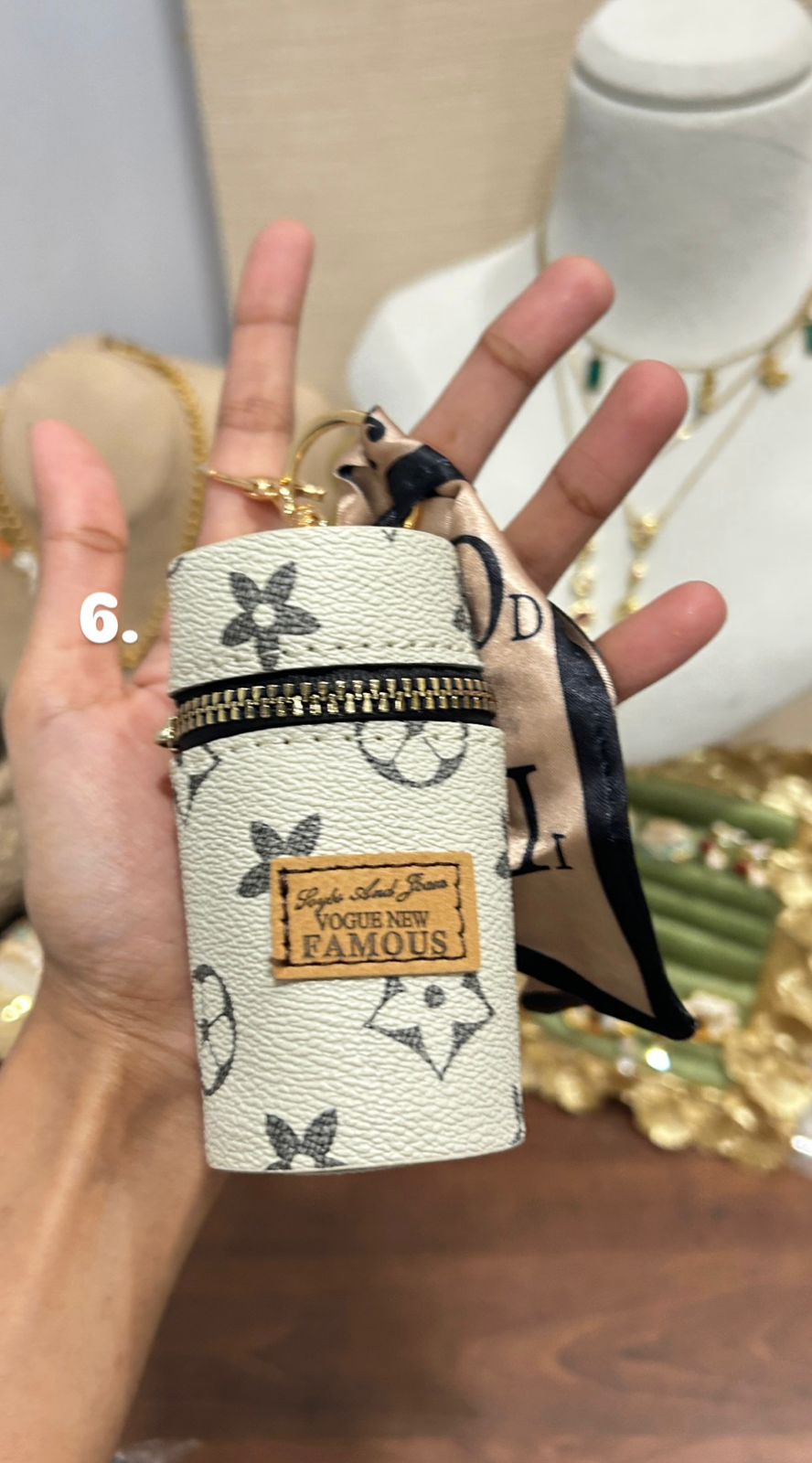 KeyChain With Lipstick Holder 2