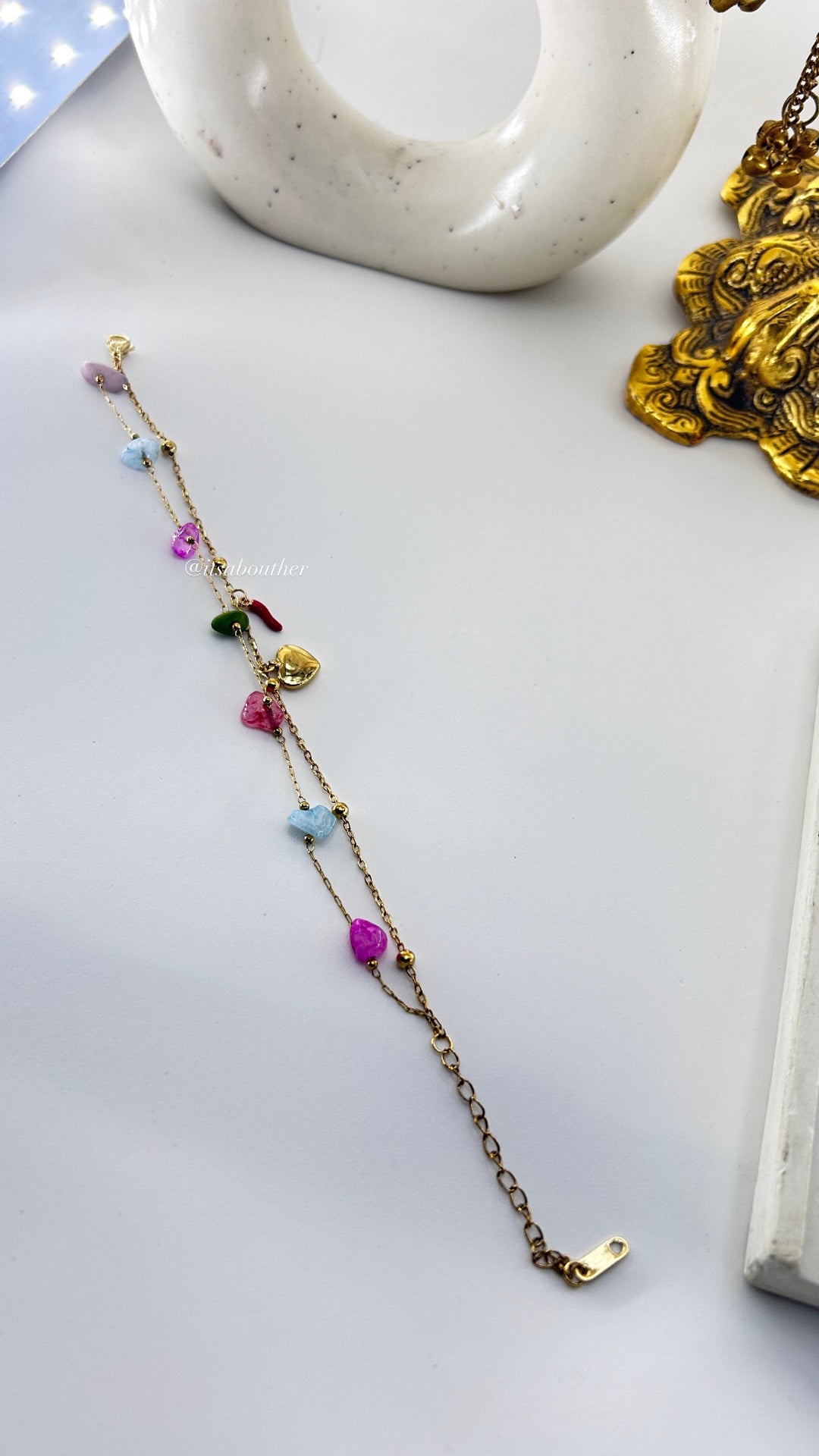 Heart Charm With Chilli Bracelet