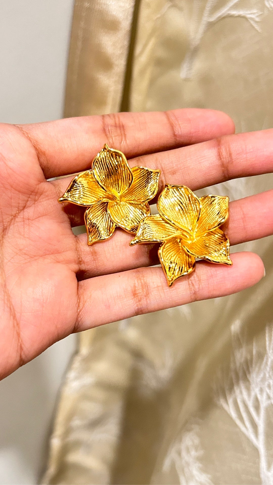 3D Floral Earrings