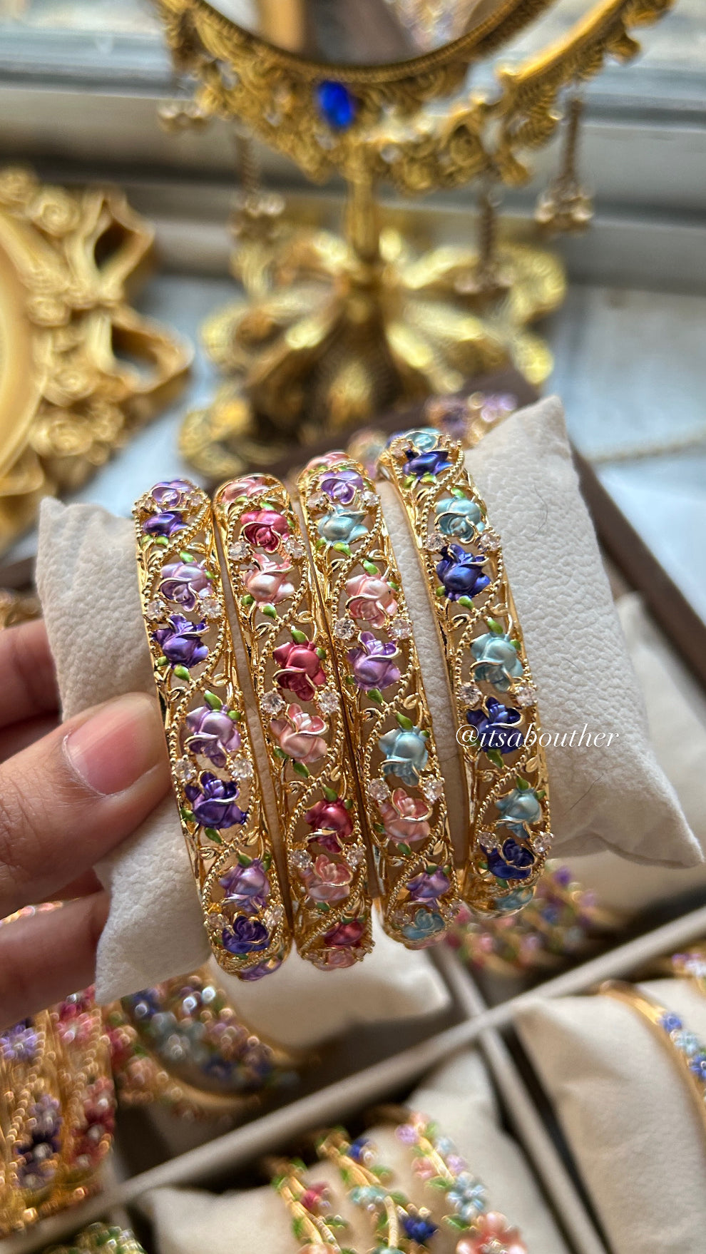 3D Rose Bangle (Openable ₹