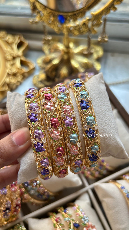 3D Rose Bangle (Openable ₹