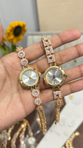 Pink Crystal Watch 2