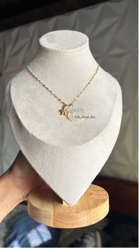 Ocean Theme Real Shell Chain (Starfish)