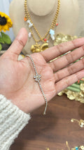 Crystal Floral Tennis Bracelet