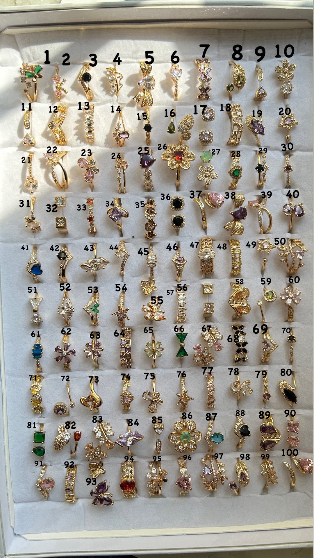 Crystal Rings(Adjustable)