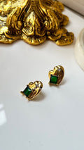 Heart with green stone
