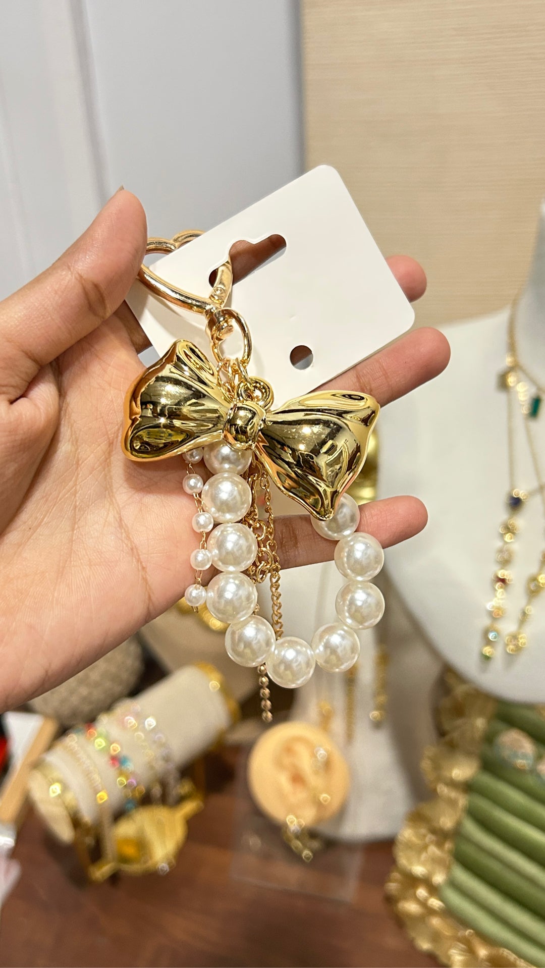 Large Bow Keychain