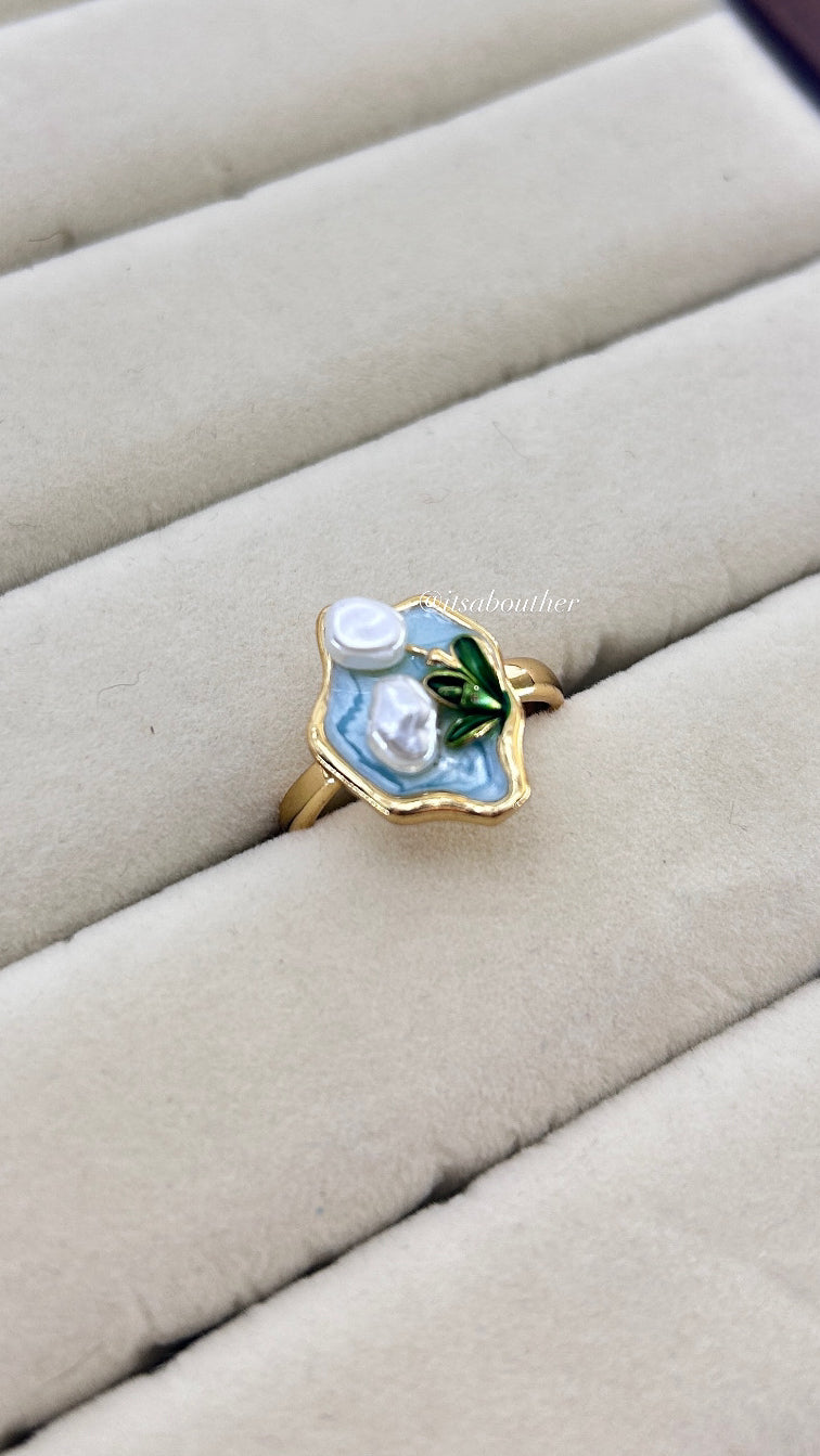 Vintage Ring 17 Adjustable