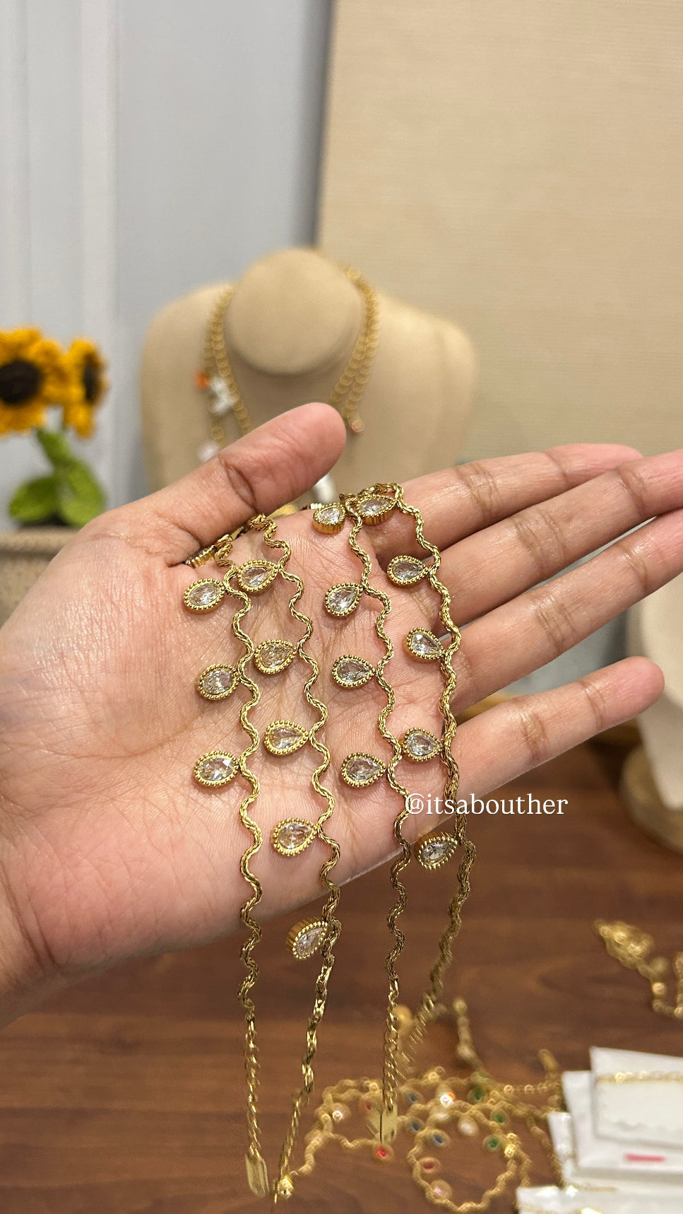 Crystal Drop Bracelet