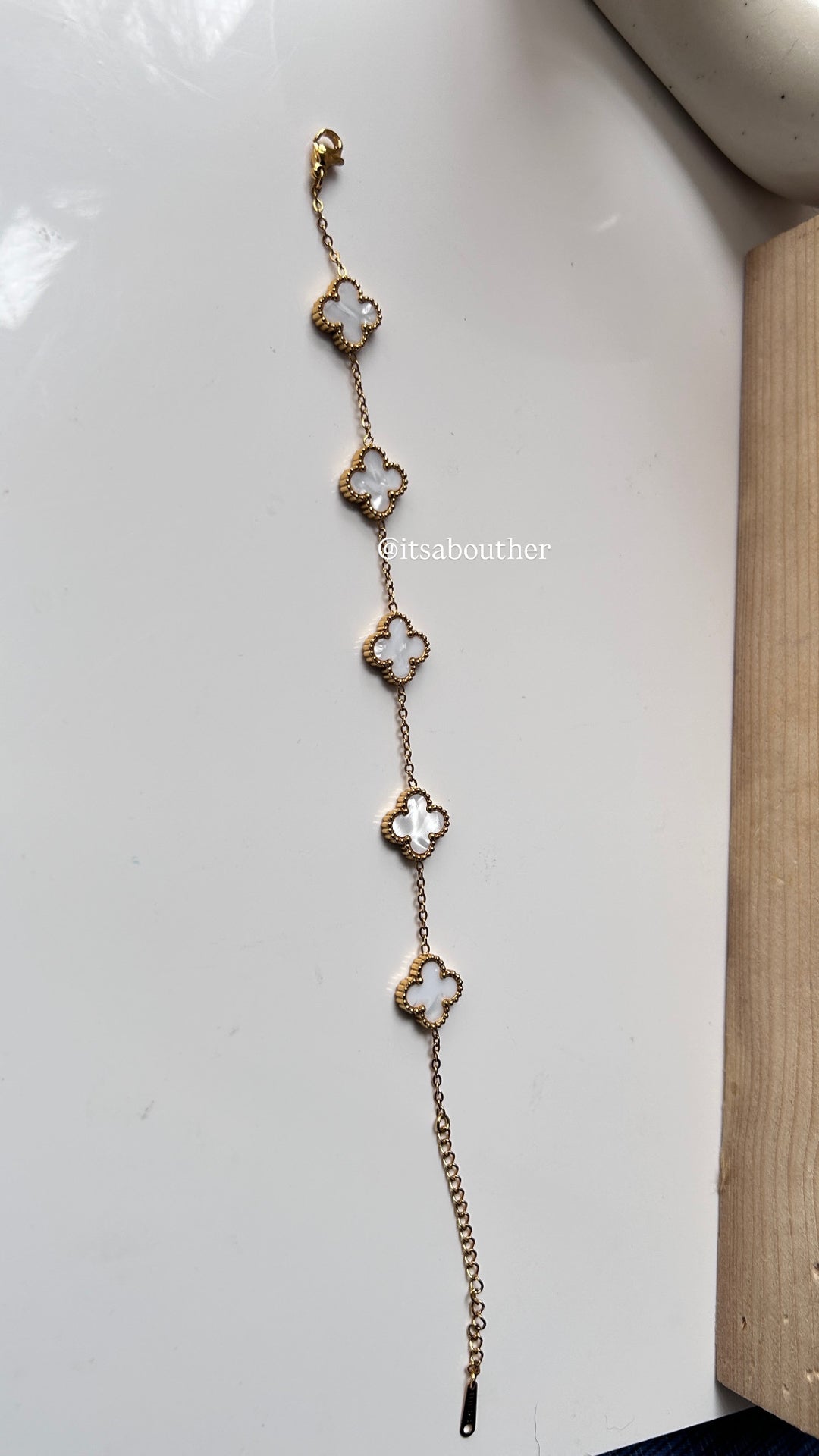 White Clover Bracelet