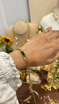 Green Emerald Bracelet