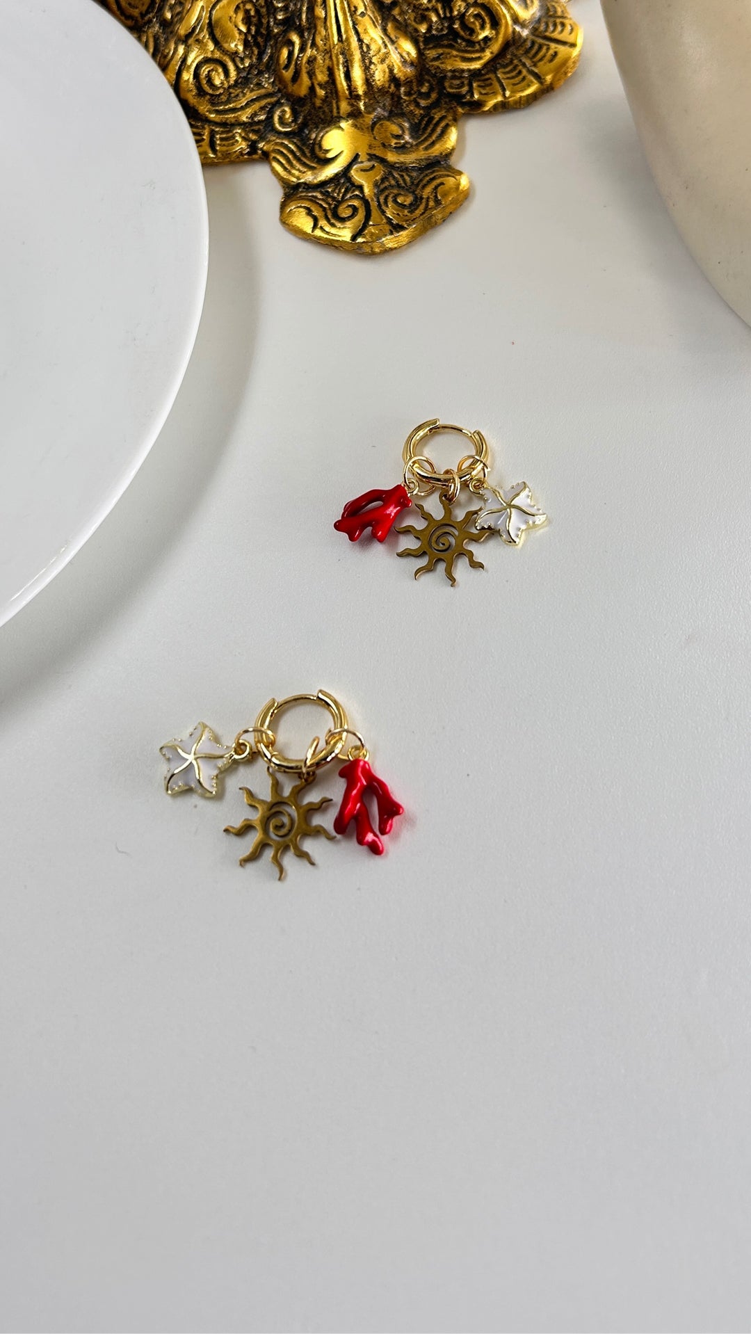 Multi Charm Hoop