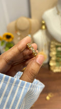 Mini Crystal Heart Ring (Adjustable)
