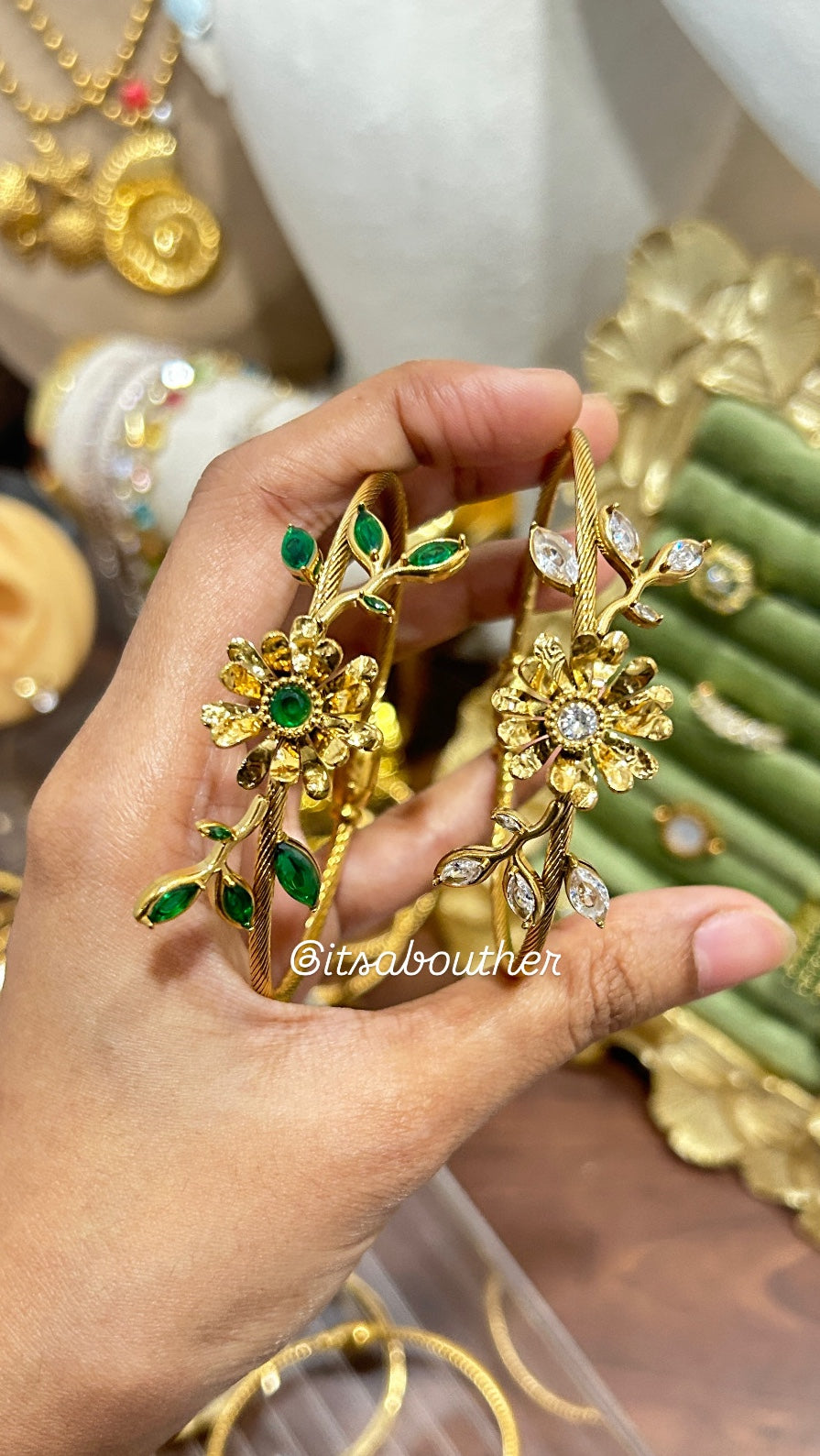 Crystal Flower Kada 2
