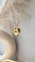 Heart Evileye Photoframe Chain