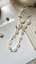 Natural Shell And Evileye Choker