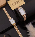 Long Rectangular Dial Vintage Watch